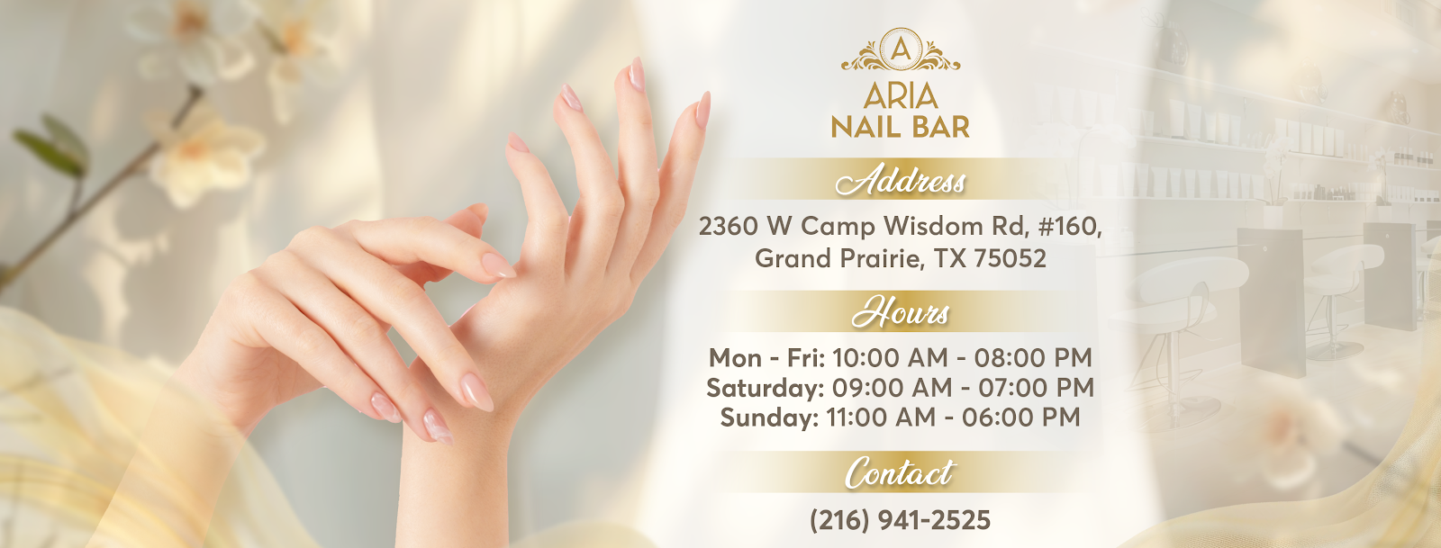 Aria Nail Bar logo